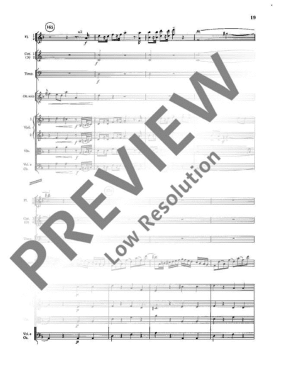 Concerto No. 1 D minor Orchestra scores gallery preview page 20