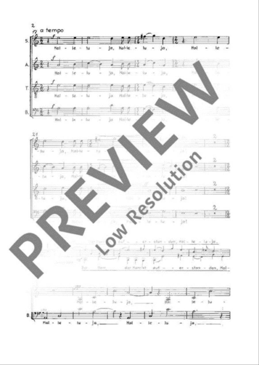 Ostermesse Ostermesse Mixed Choir scores gallery preview page 5