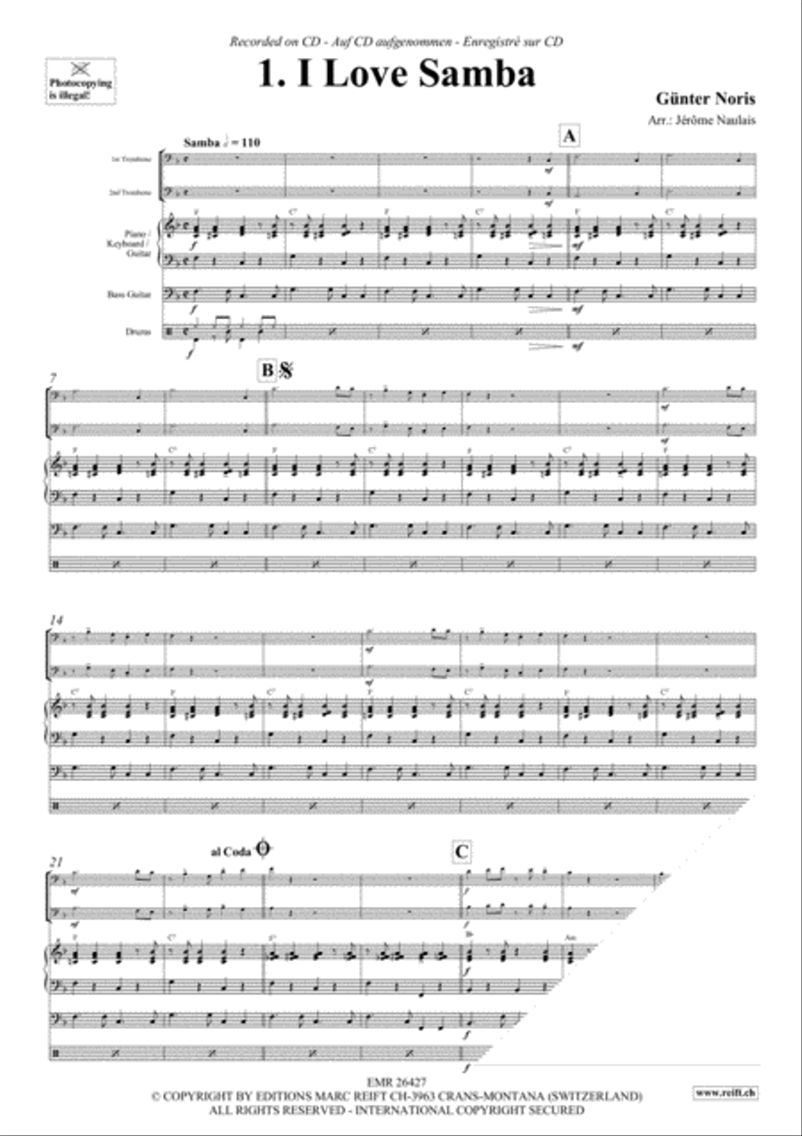 Let's Dance Volume 3 Let's Dance Volume 3 Trombone Duet scores gallery preview page 3