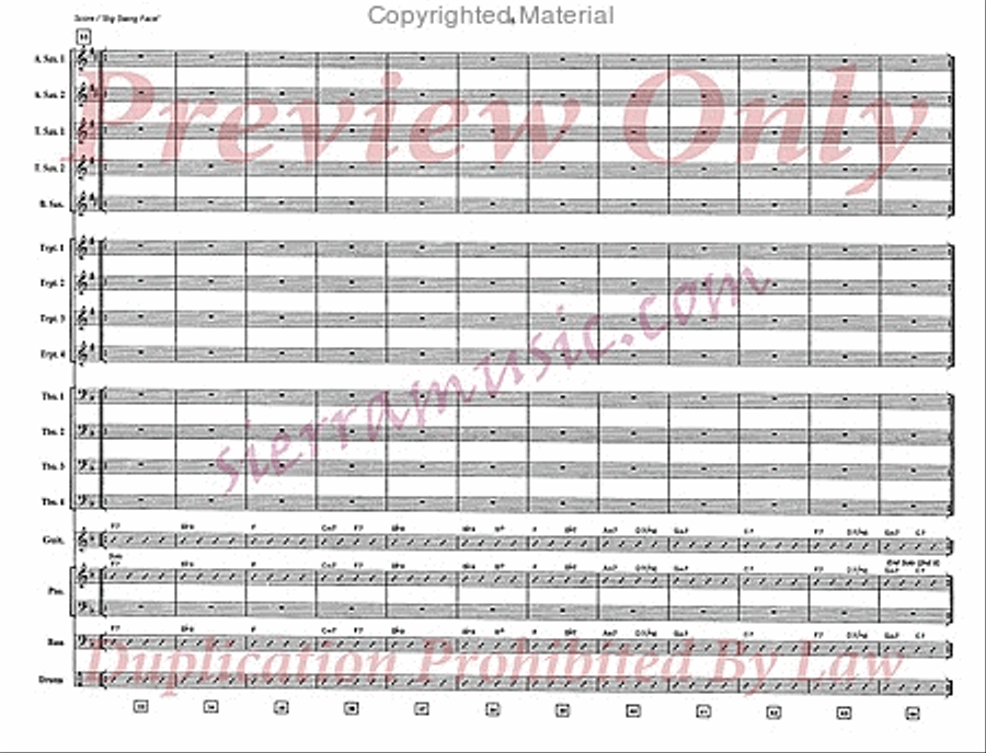 Big Swing Face Jazz Ensemble scores gallery preview page 6