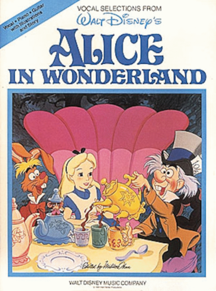 Alice in Wonderland Piano, Vocal, Guitar scores gallery preview page 1
