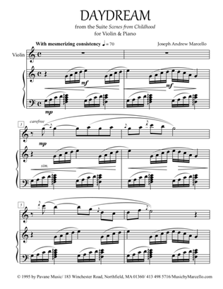 Daydream - from 'Scenes from Childhood' for Violin & Piano