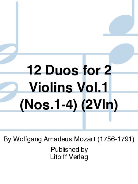 12 Duos for 2 Violins Vol. 1 (Nos. 1-4)