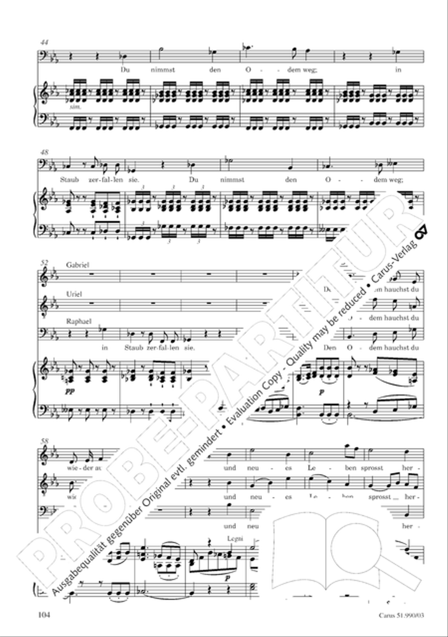 The Creation (Die Schopfung) The Creation (Die Schopfung) 4-Part scores gallery preview page 107