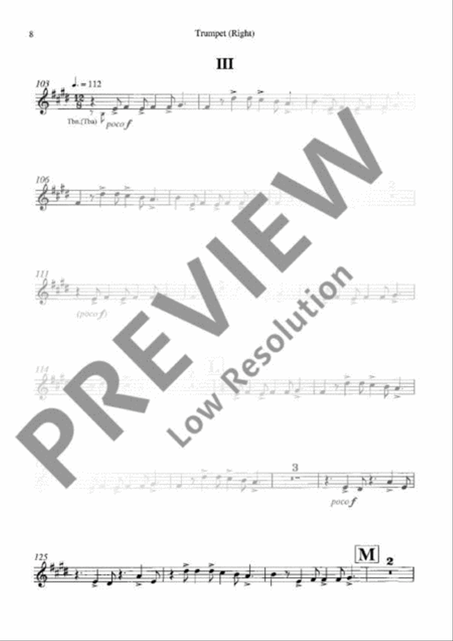 Full Fathom Five Woodwind Quintet scores gallery preview page 10