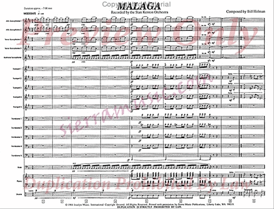 Malaga Jazz Ensemble scores gallery preview page 2