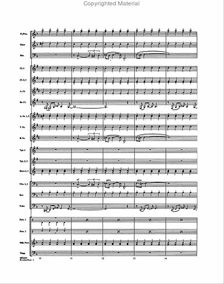 St. Louis Blues Concert Band scores gallery preview page 4