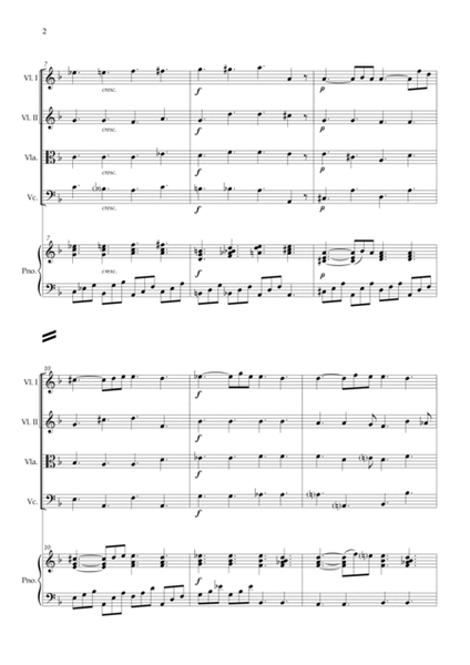 Lacrimosa (Strings Quartet) Piano image number null