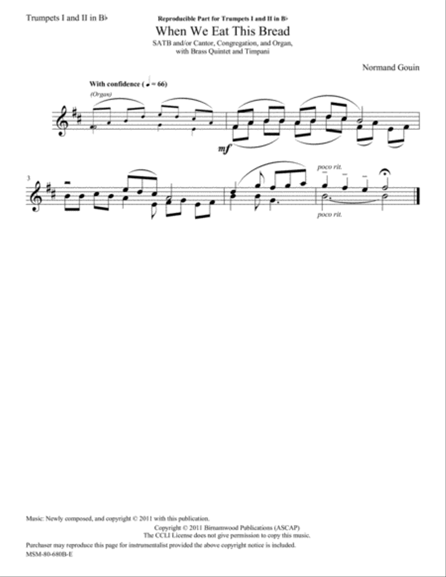 Mass of Saints Peter and Paul Choir scores gallery preview page 6