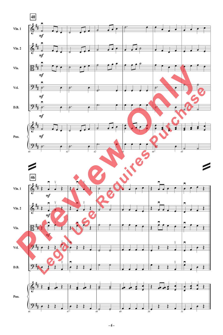 A Breath Of Fresh Air String Orchestra scores gallery preview page 7