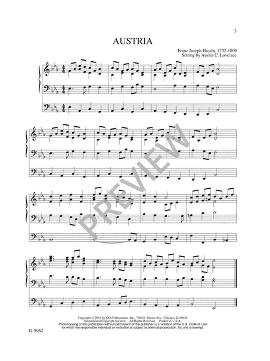 Fifteen Free Harmonizations Organ scores gallery preview page 5