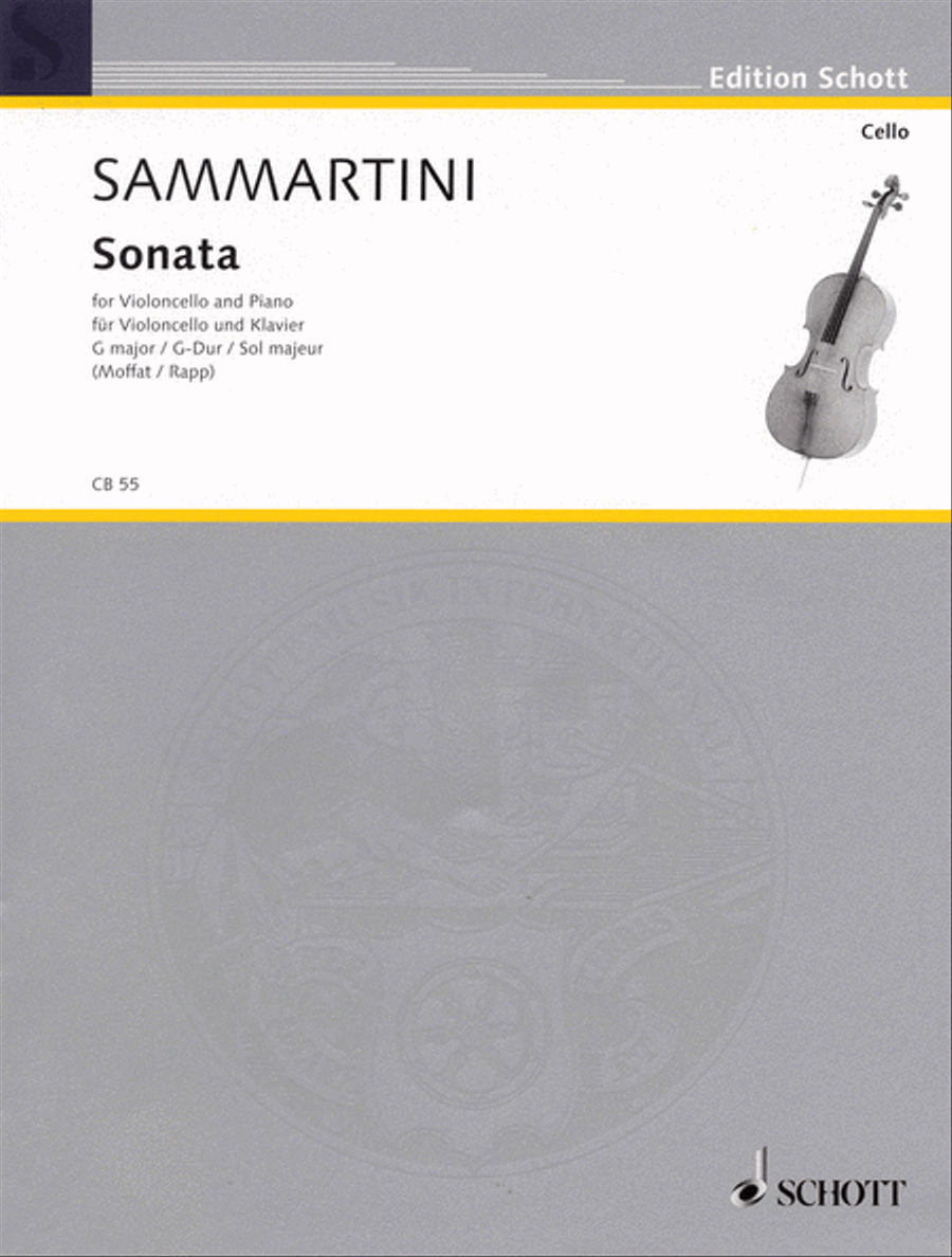Sonata in G Major Piano Accompaniment scores gallery preview page 1