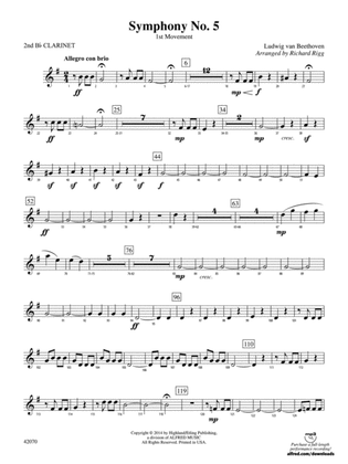 Symphony No. 5: 2nd B-flat Clarinet