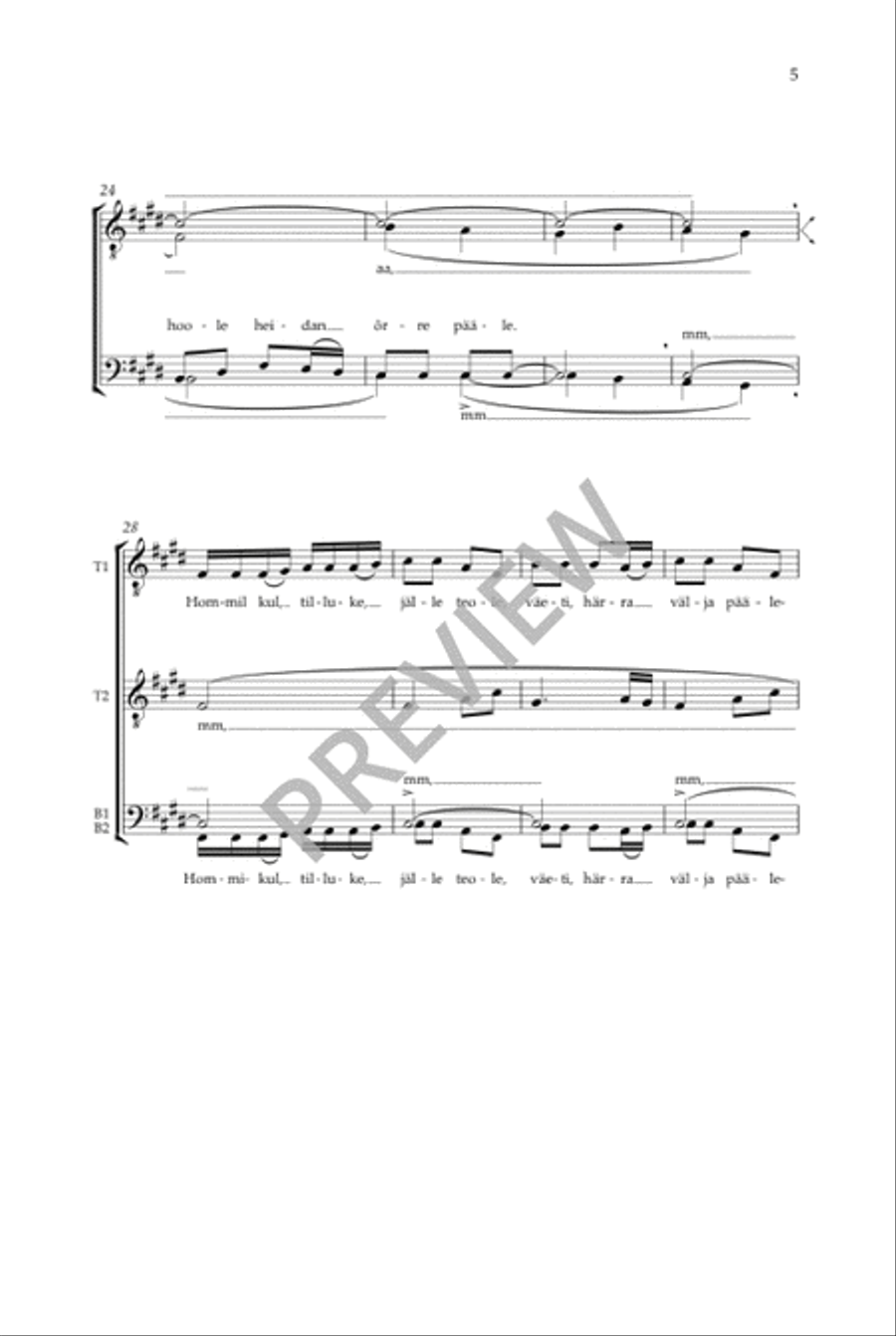 Teomehe-laul Teomehe-laul TTBB scores gallery preview page 6