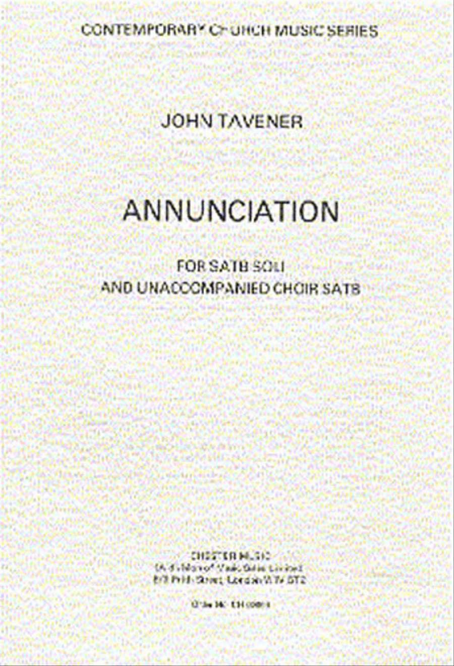 Annunciation 4-Part scores gallery preview page 1