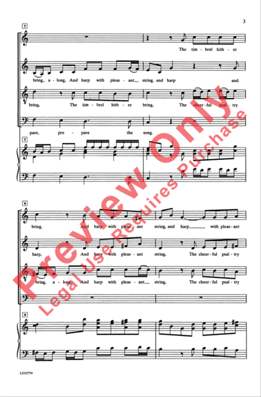 Prepare the Hymn 4-Part scores gallery preview page 3