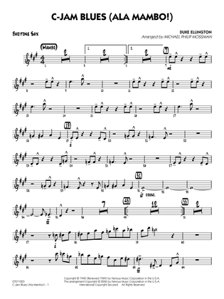 C-Jam Blues (ala Mambo!) (arr. Michael Philip Mossman) - Baritone Sax