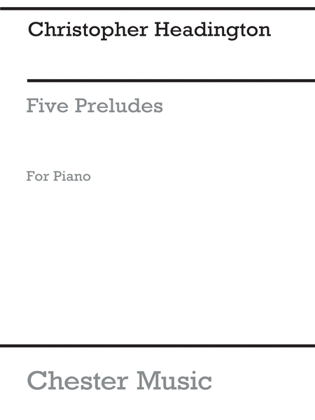 Five Preludes For Piano