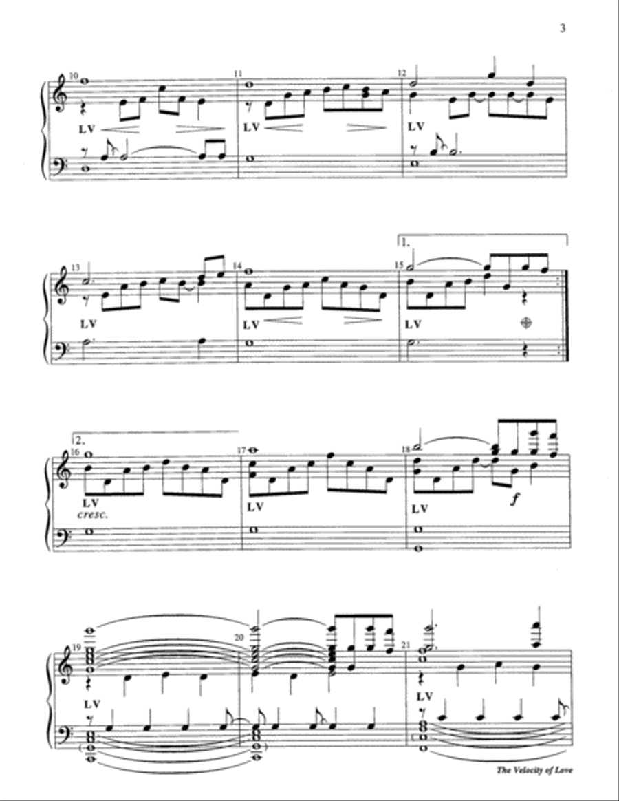 The Velocity of Love The Velocity of Love 5-Octaves scores gallery preview page 9