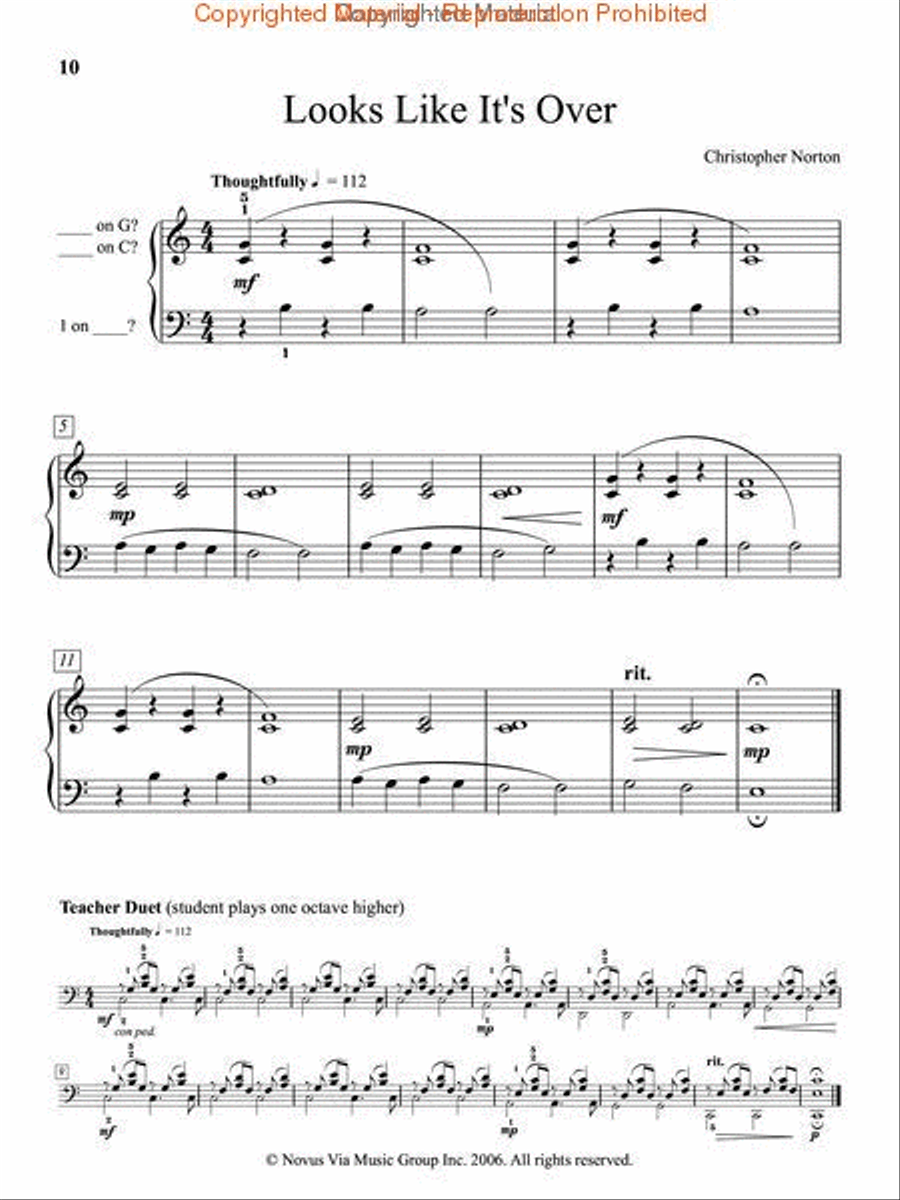 American Popular Piano Repertoire - Level 1 (Book/CD) Piano Method scores gallery preview page 4