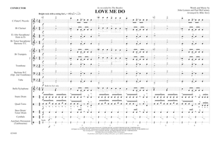 Book cover for Love Me Do: Score