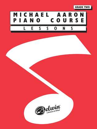Book cover for Michael Aaron Piano Course Lessons Grade 2