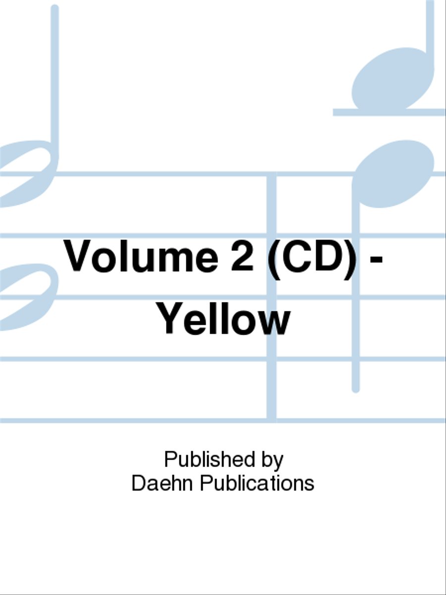 Volume 2 (CD) - Yellow CD scores gallery preview page 1