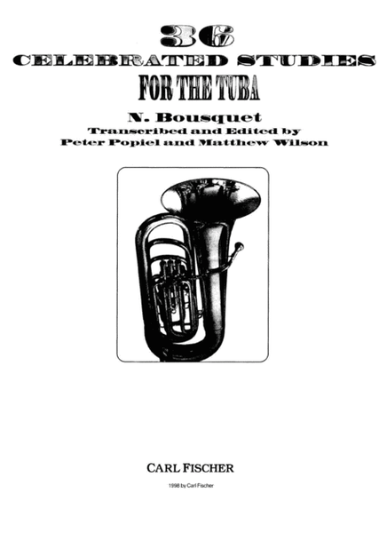 N. Bousquet - 36 Celebrated Studies for Tuba Player