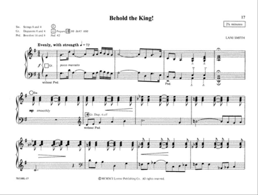 Pull Out All the Stops! for Easter Organ Solo scores gallery preview page 8