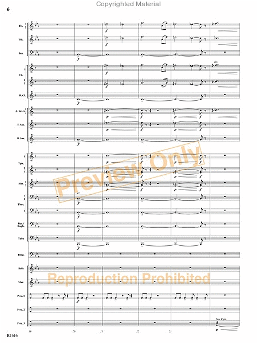One Giant Leap Concert Band scores gallery preview page 35