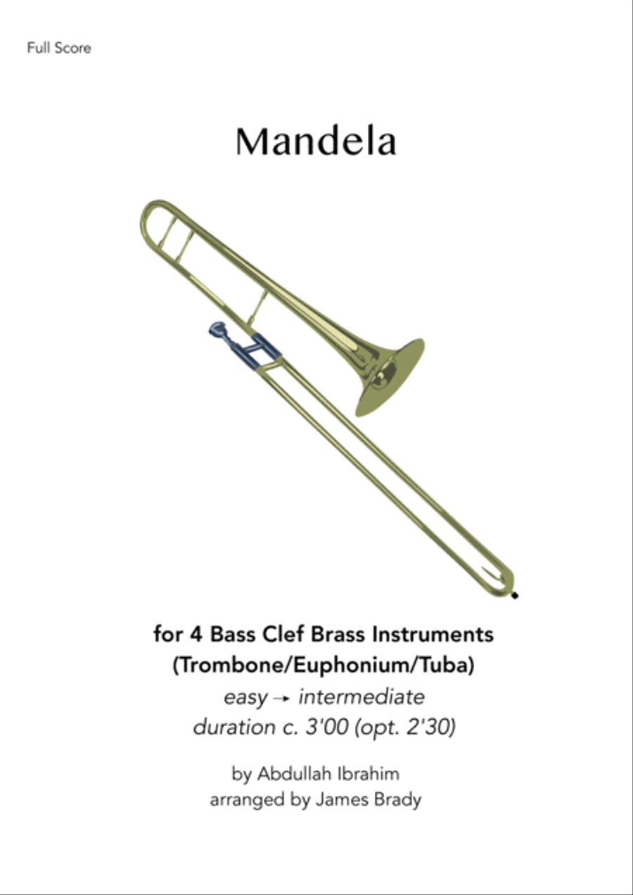 Mandela Brass Ensemble scores gallery preview page 1