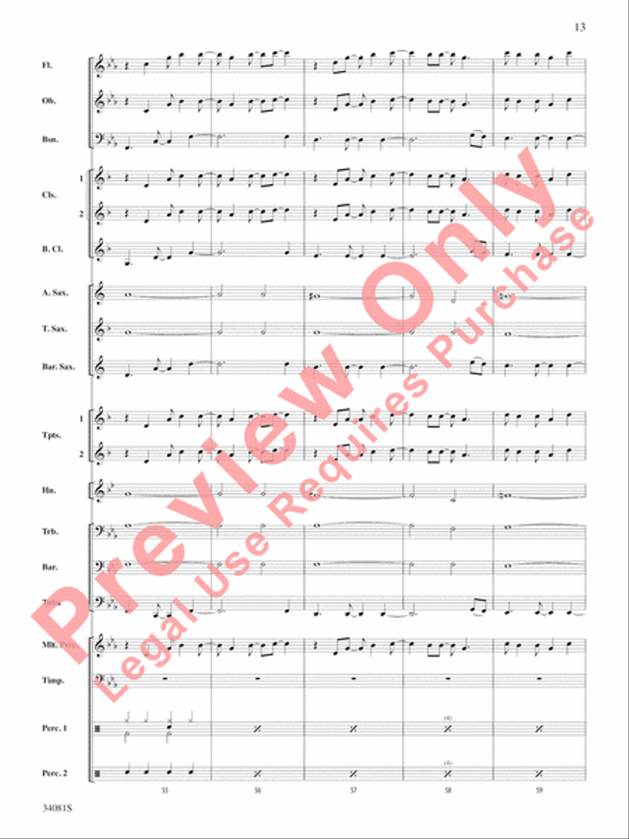 Misery Concert Band scores gallery preview page 14