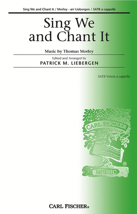 Book cover for Sing We And Chant It