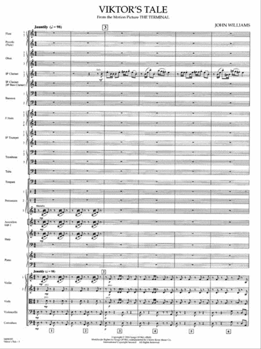 Viktor's Tale (from The Terminal) Full Orchestra scores gallery preview page 2