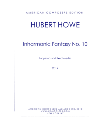 Book cover for [Howe] Inharmonic Fantasy No. 10