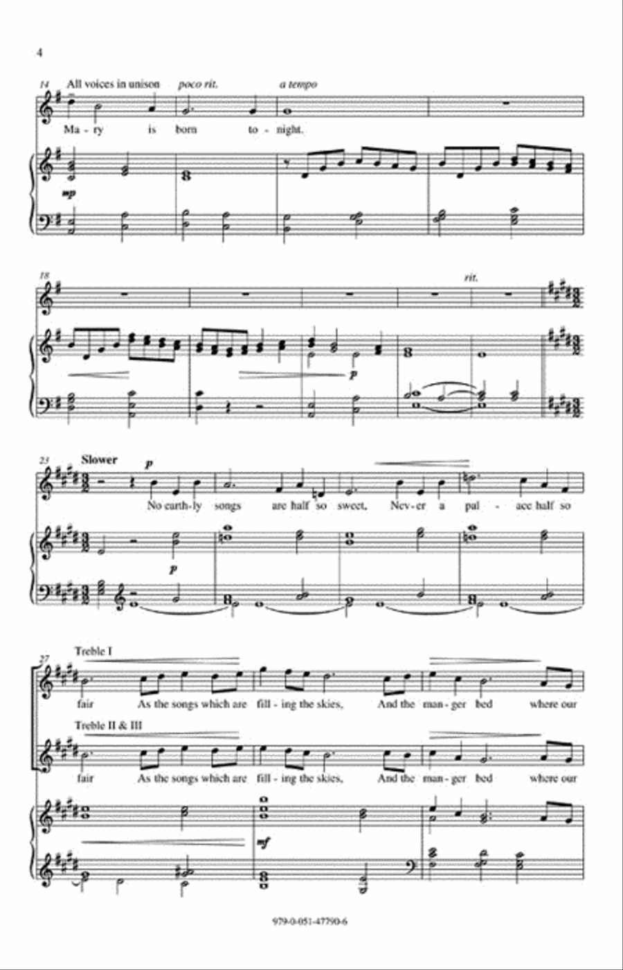 The Manger Throne The Manger Throne 3-Part scores gallery preview page 3
