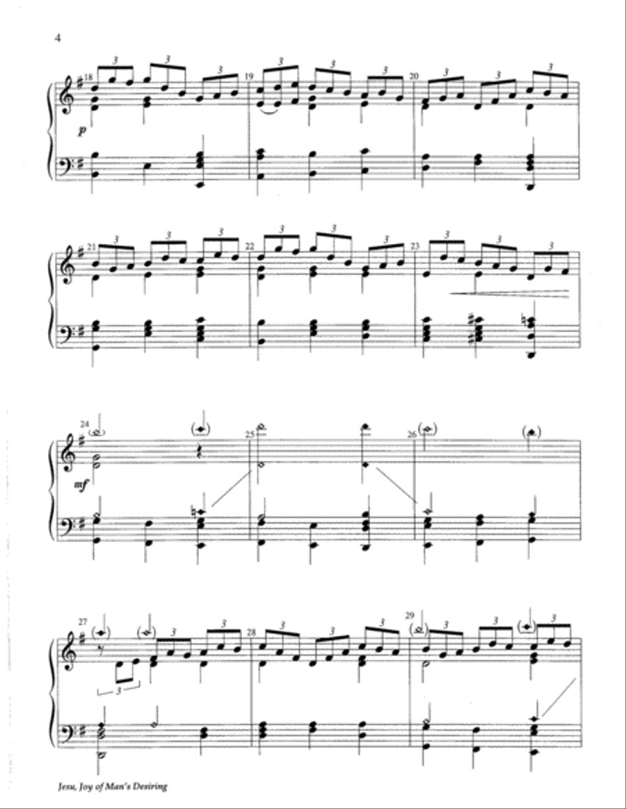 Jesu, Joy of Man's Desiring 5-Octaves scores gallery preview page 11
