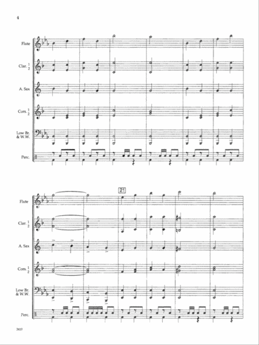 The Challenger: Score Concert Band scores gallery preview page 3