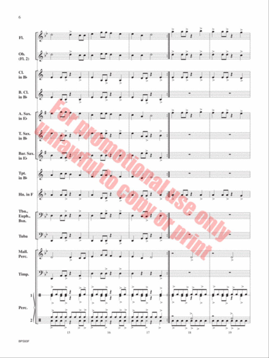 Adventure in India Adventure in India Concert Band scores gallery preview page 7