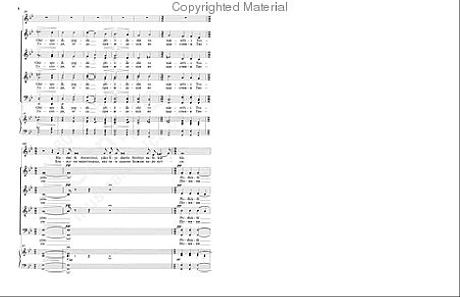 In Thy Kingdom 4-Part scores gallery preview page 7
