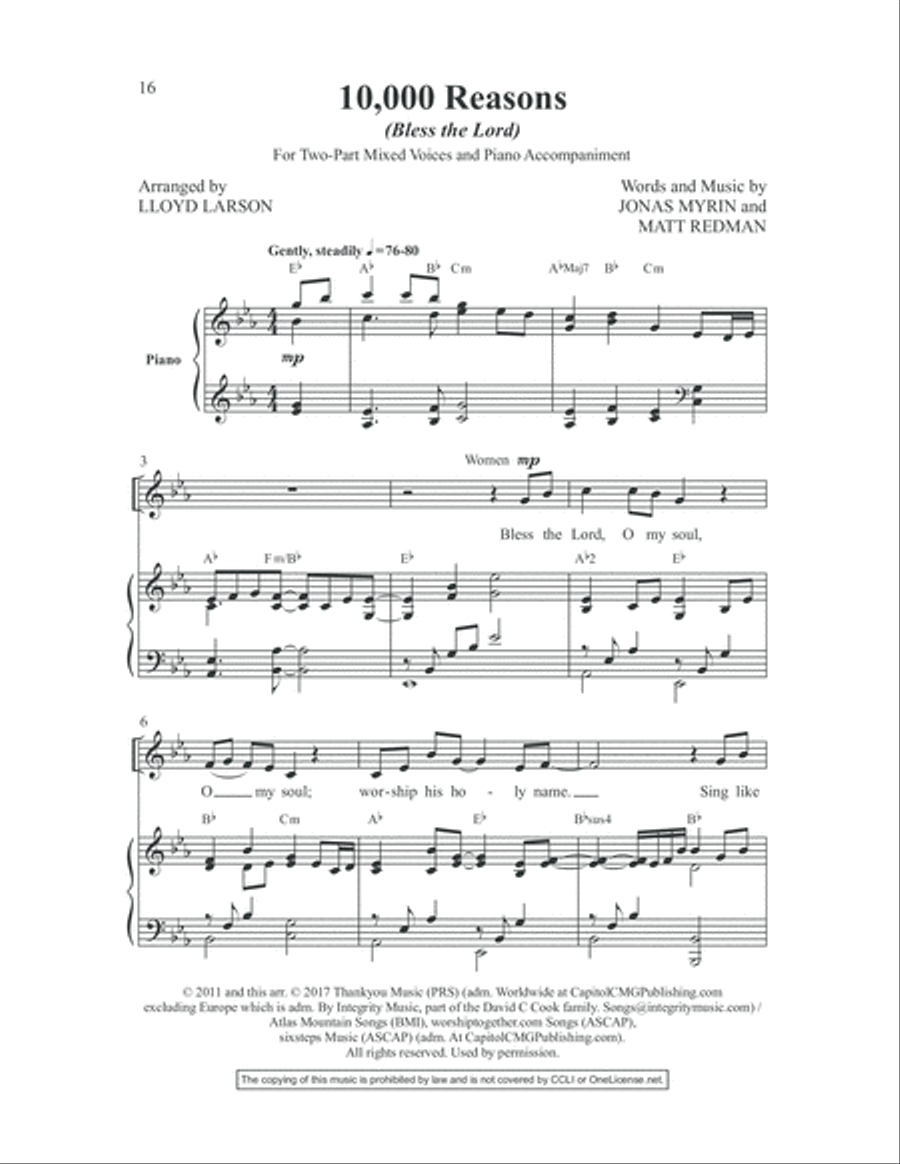 Essential Two-Part Anthems, Vol. 2 2-Part scores gallery preview page 18