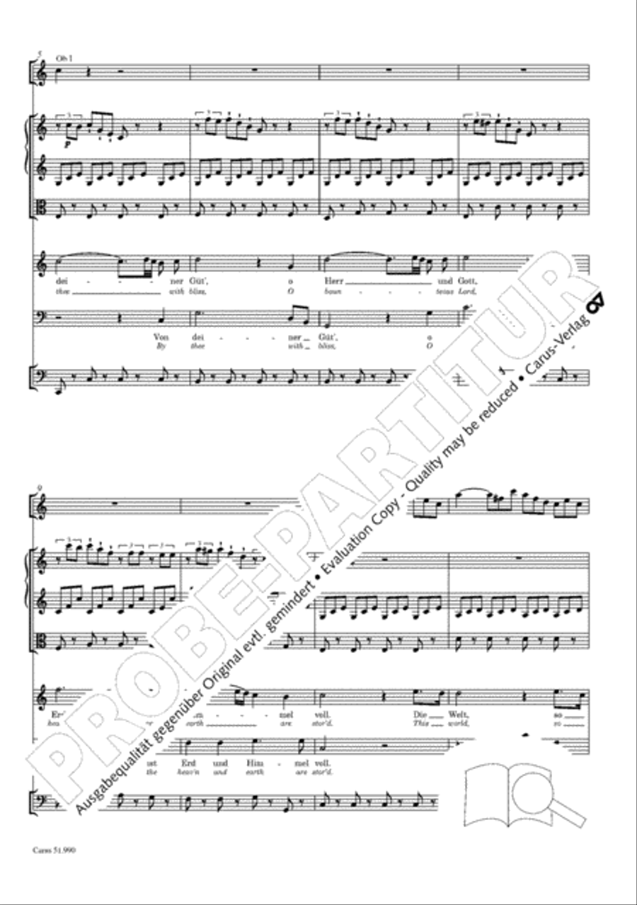 The Creation (Die Schopfung) 4-Part scores gallery preview page 257