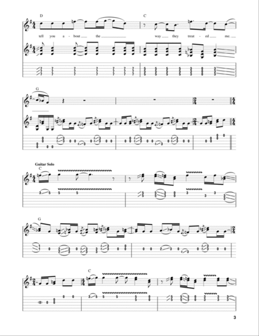 Rollin' And Tumblin' Rollin' And Tumblin' Electric Guitar scores gallery preview page 3