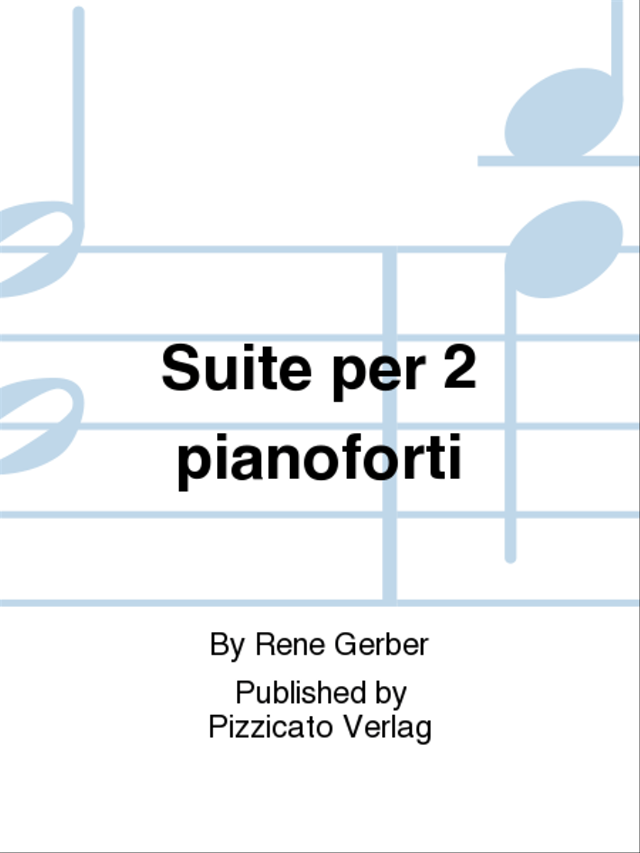 Suite per 2 pianoforti Piano scores gallery preview page 1