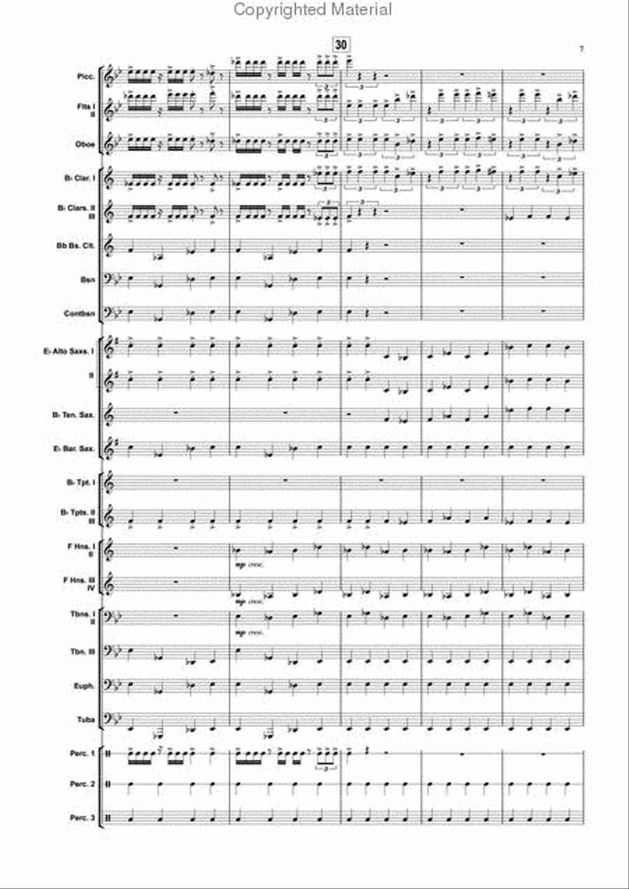 Bang 2 Bang 2 Concert Band scores gallery preview page 8