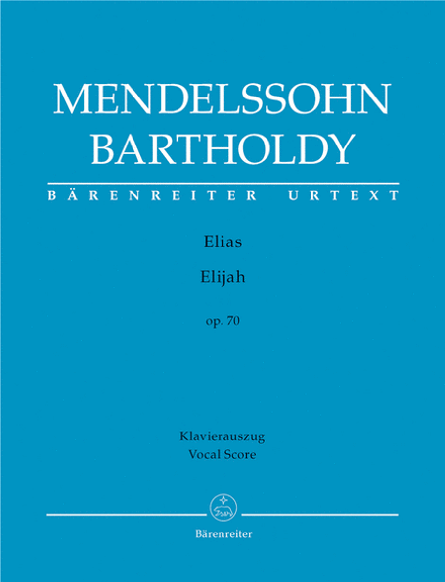 Elijah, op. 70 Elijah, op. 70 SSAATTBB scores gallery preview page 1