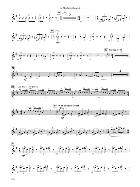 Silver Winds: E-flat Alto Saxophone