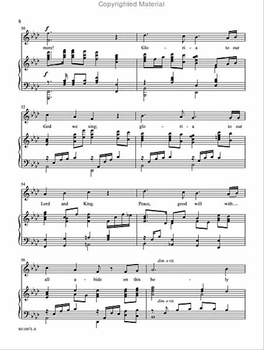 This Holy Christmas Night - Vocal Solo Medium Voice scores gallery preview page 7