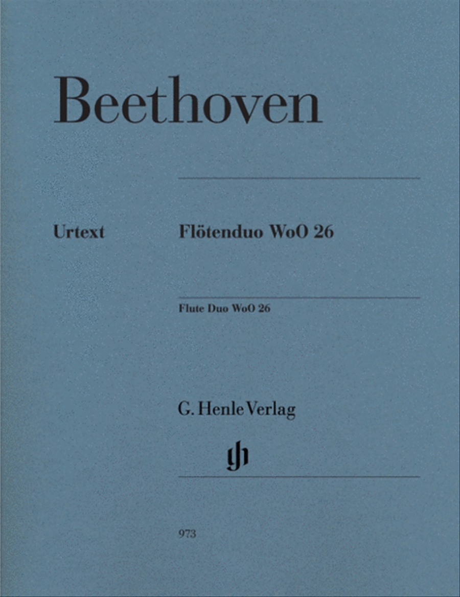 Flute Duo Woo 26 Ed Voss 2Fl Flute Duet scores gallery preview page 1