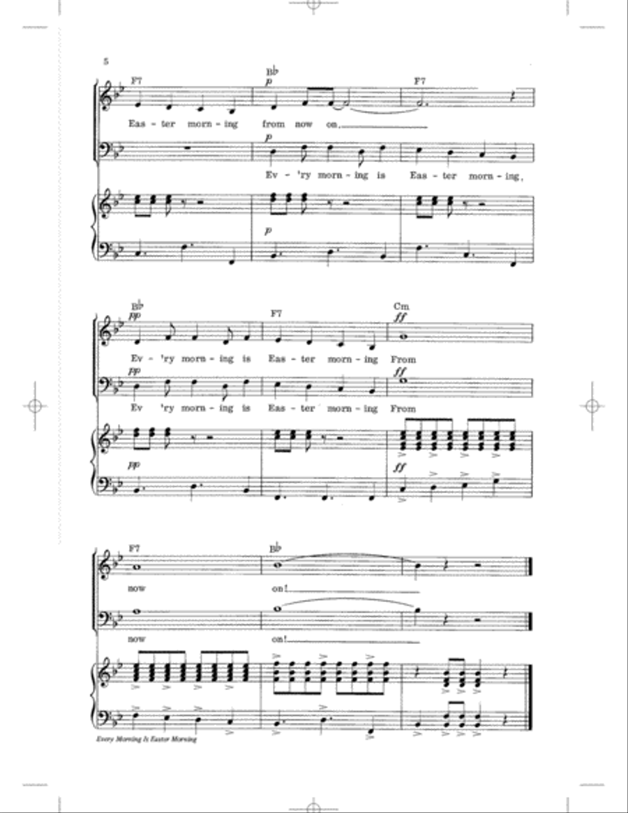 Every Morning Is Easter Morning 2-Part scores gallery preview page 6